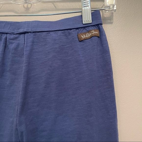 Girl’s Matilda Jane Scenic Hike Blue Ruffle Cropped Pants - Picture 6 of 6